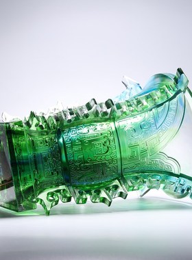 琉璃工艺品蒸蒸日上鼎摆件办公室装饰公司开业礼品送客户高档