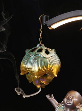 新中式创意办公室桌面石来运转流水摆件循环招财客厅玄关开业礼品