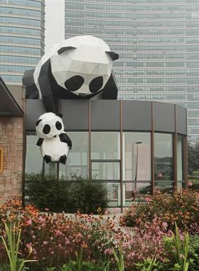 玻璃钢卡通雕塑定制大型校园吉祥物幼儿园IP人物形象美陈装饰摆件