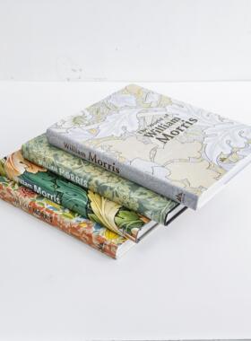 威廉莫里斯作品样板间客厅书房会所饰品摆件艺术画册绿色装饰真书