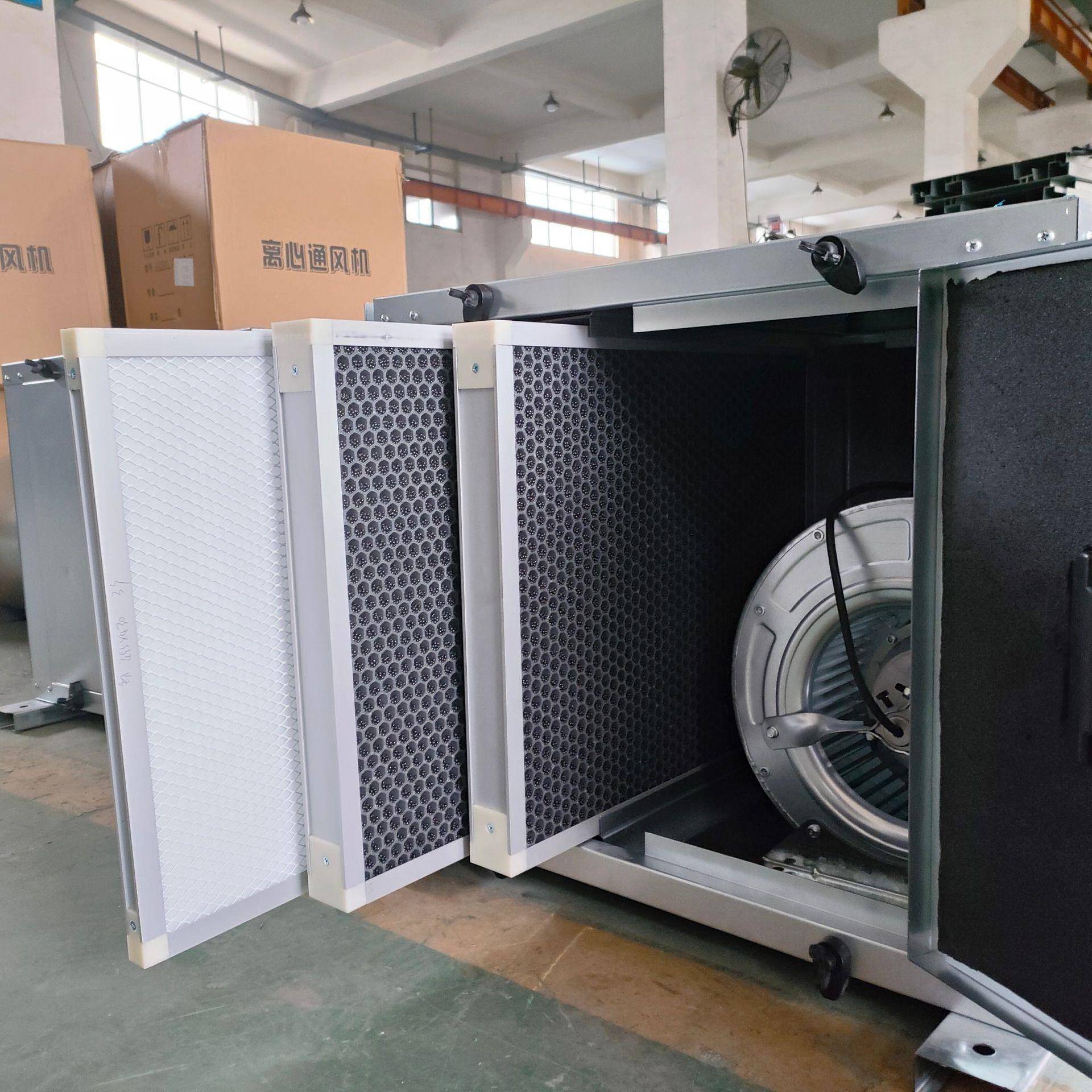 活性炭除异味排风箱活性炭除臭风机箱高效除臭去甲醛风柜 - 图3