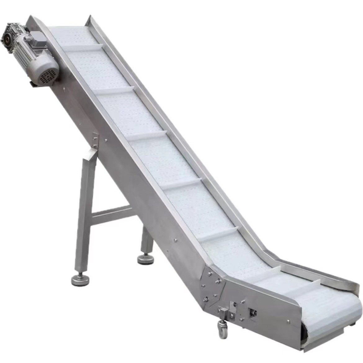 304不锈钢链板提升机 上料机 工业流水线输送设备 小型爬坡输送机,淘宝优惠券,粉丝福利购,淘宝优惠卷