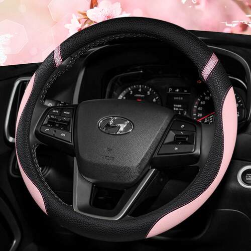 现代领动悦动ix35朗动名图ix25悦纳瑞纳菲斯塔伊兰特方向盘套女男 - 图3