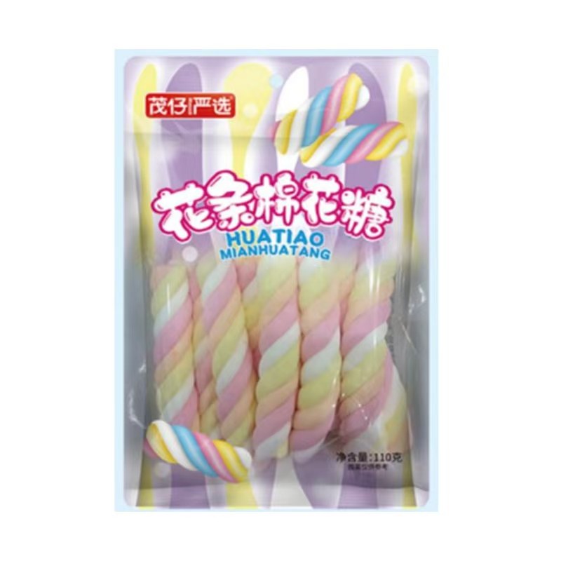 茂仔严选长条彩色棉花扭结儿童软糖果味休闲水果零食糖果怀旧零食,淘宝优惠券,粉丝福利购,淘宝优惠卷