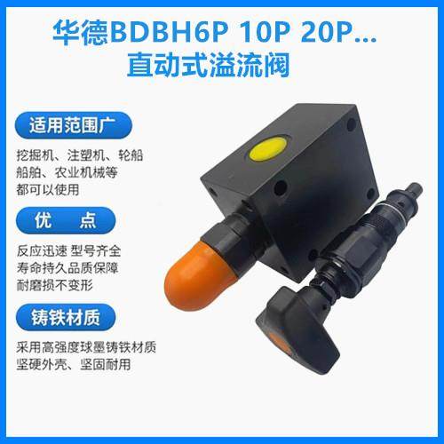 华德液压阀DBDH6P10B/200 DBDH10P10B/315直动式溢流阀DBDS10G10B - 图2