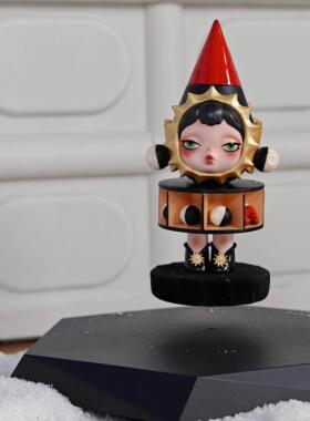 六边形磁悬浮谷子展示台悬浮动漫公仔展示架黑科技家居摆件创意