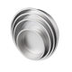 Aluminum alloy household round chiffon cake solid bottom mold baking cake mold super easy to release cake mold