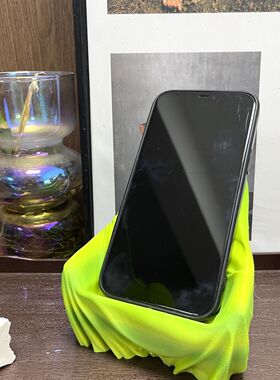 沙发布手机支架3d打印摆件新款竖放专用布艺丝绸质感迷你小沙发