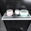 Hole plate mesh frame small jewelry hanging basket iron mesh small commodity shelf jewelry hanging plate rack multi-U hole plate hanging mesh rack net