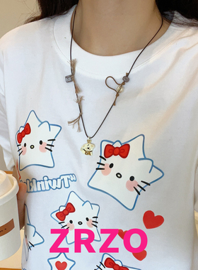 ZRZO咖啡师小狗编绳项链