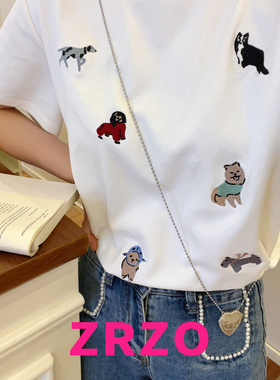 ZRZO复古爱心长款斜跨项链