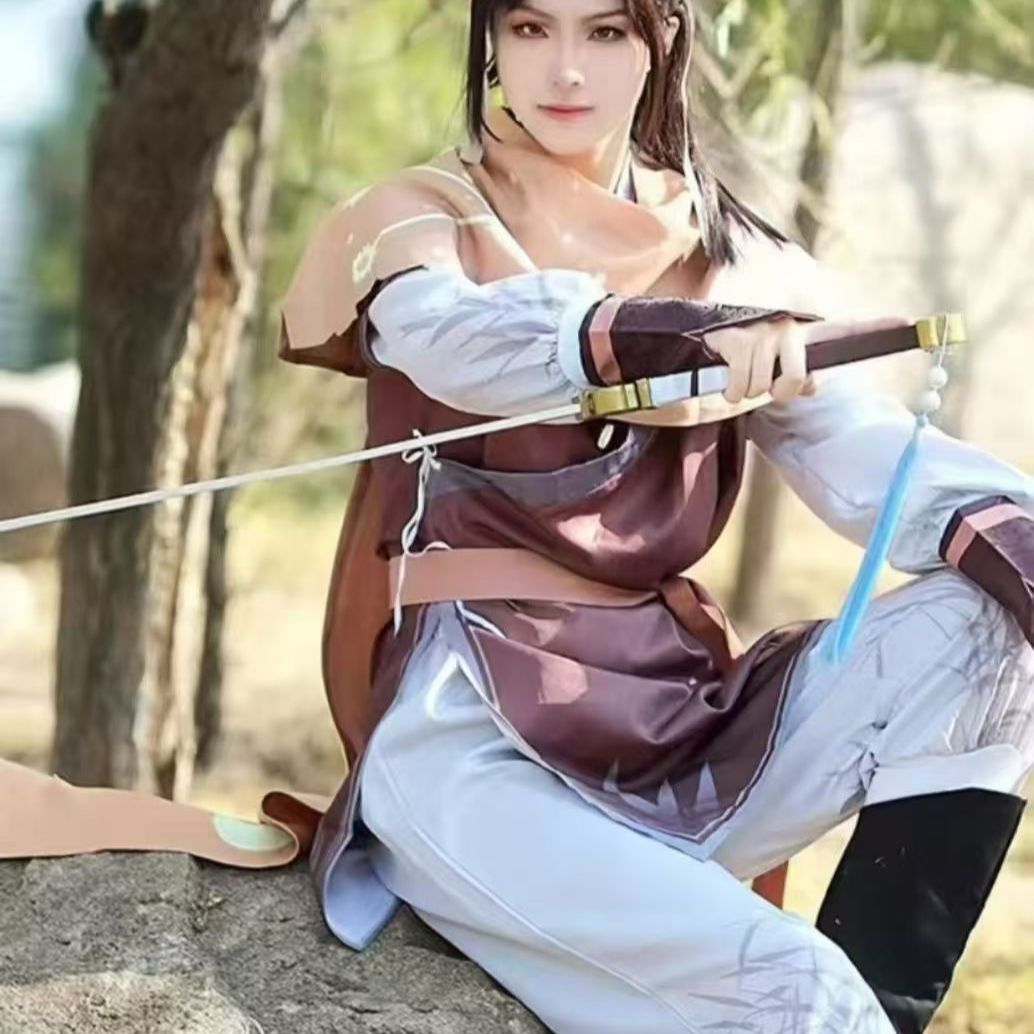 王者荣耀cosplay新皮肤李逍遥蝶恋仙剑联动游戏cos服男女超仙古风 - 图1