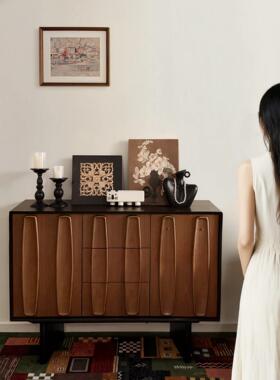 贝汉美中古风装饰客厅斗柜餐边柜摆件高级感陶瓷花瓶乔迁新居礼物