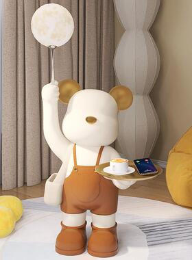 暴力熊落地灯大型摆件客厅家居电视柜沙发旁边装饰品乔迁新居礼品