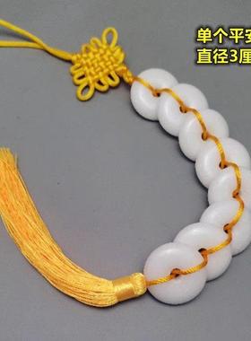 大号汉白玉八白玉葫芦挂件厕所厨房卧室中式家居吉祥饰品门对挂件