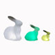Glowing Rabbit Watching the Moon Rabbit Mid-Autumn Jade Rabbit Remote Control Moon Lamp Chang'e Lamp Lawn Event Decoration Lamp Rabbit Lamp