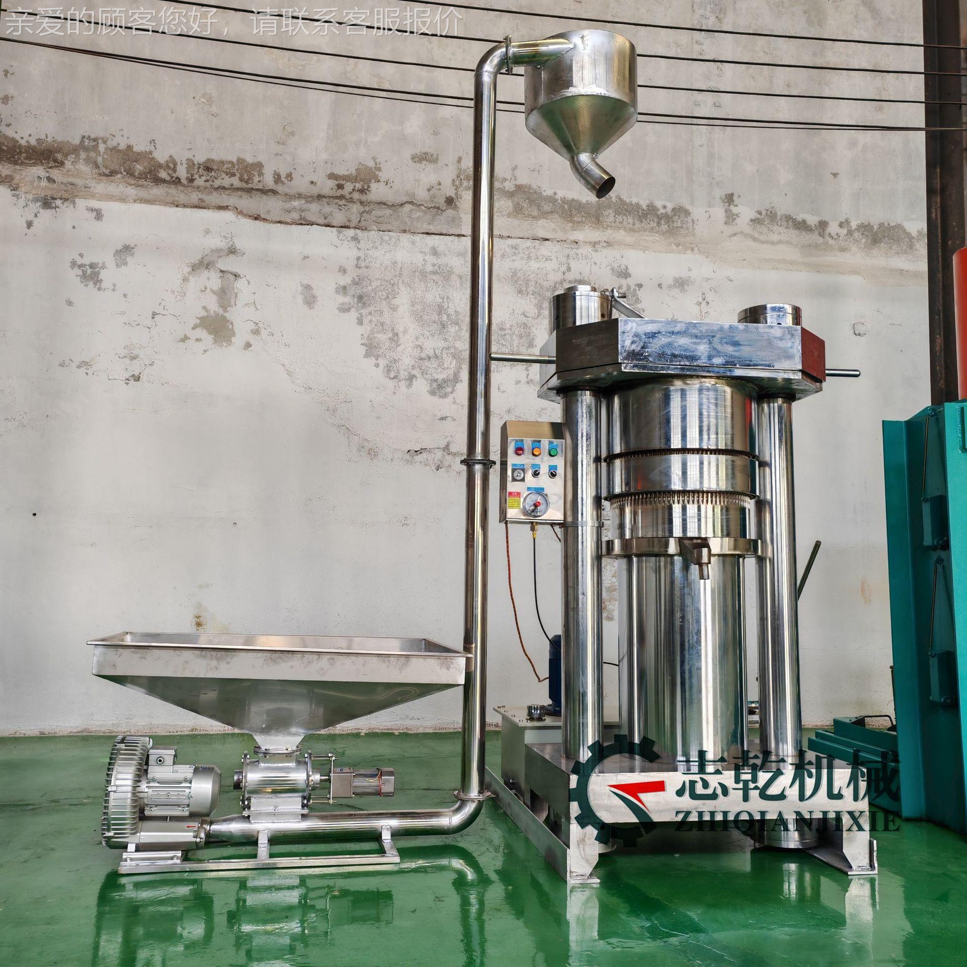 壳桃榨油核带机麻 立式液压植物压油机 JPH芝香油机 加工胡麻油机 - 图2