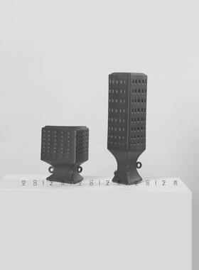 空合 售楼处装饰品覆古花器摆设 餐厅酒柜玄关民宿设计师摆件