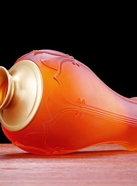 家居用品摆件s古法琉璃吉祥花花瓶