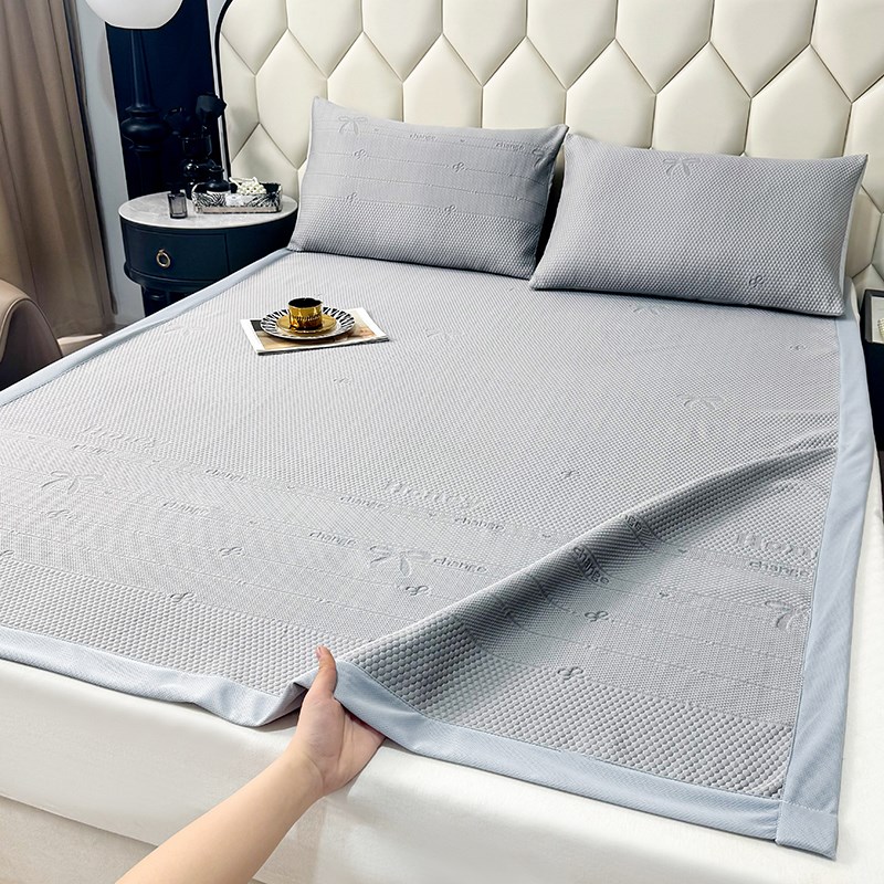 a类冰丝豆豆席亲肤凉感凉席夏季透气2025新款床垫宿舍学生三件套3 - 图2