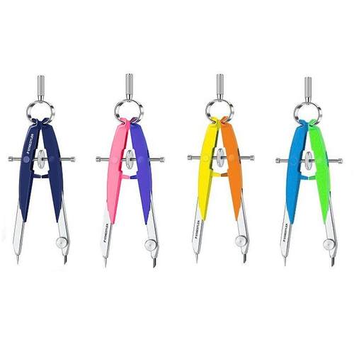 德国施德楼staedtler精准中车圆规551 01学生金属圆规伸缩杆制图 - 图0