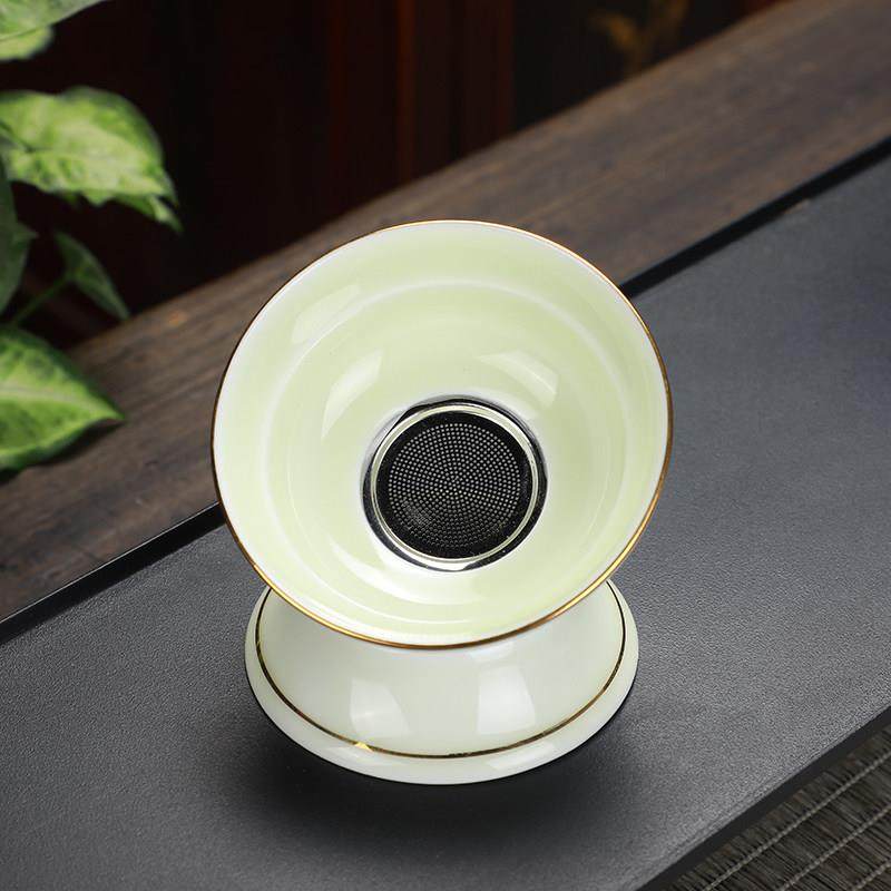 陶瓷功夫茶具套组玉兰花盖碗茶壶茶杯子整套家用办公室小号泡茶器,淘宝优惠券,粉丝福利购,淘宝优惠卷