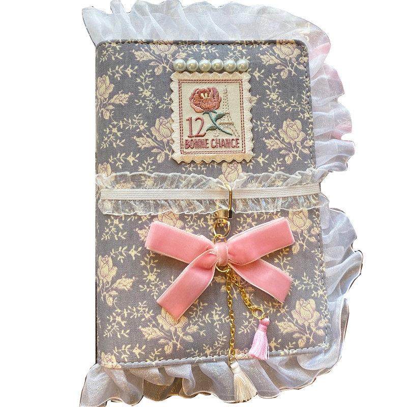 覆古风毛绒熊少女心蕾丝边手帐本文具套装女生笔记本日记活页手账,淘宝优惠券,粉丝福利购,淘宝优惠卷