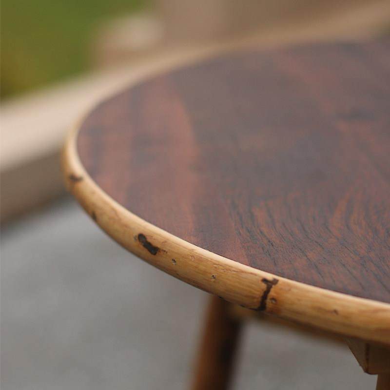 网红煮茶碳炉小圆桌炭炉茶桌围炉煮茶几家用小茶台实木阳台餐椅桌,淘宝优惠券,粉丝福利购,淘宝优惠卷