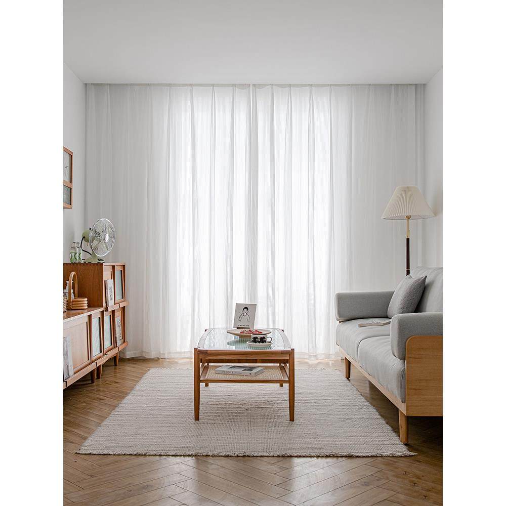 竖百叶纱帘2025年新款网红条纹纱帘客厅卧室遮挡白纱窗帘梦幻帘,淘宝优惠券,粉丝福利购,淘宝优惠卷