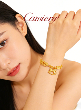 小众精致五帝钱不掉色手链女款