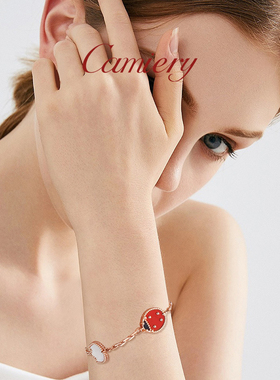 瓢虫手链女款2026新款冷门小众