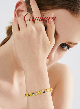 故宫青花瓷手链女生2025新款轻奢