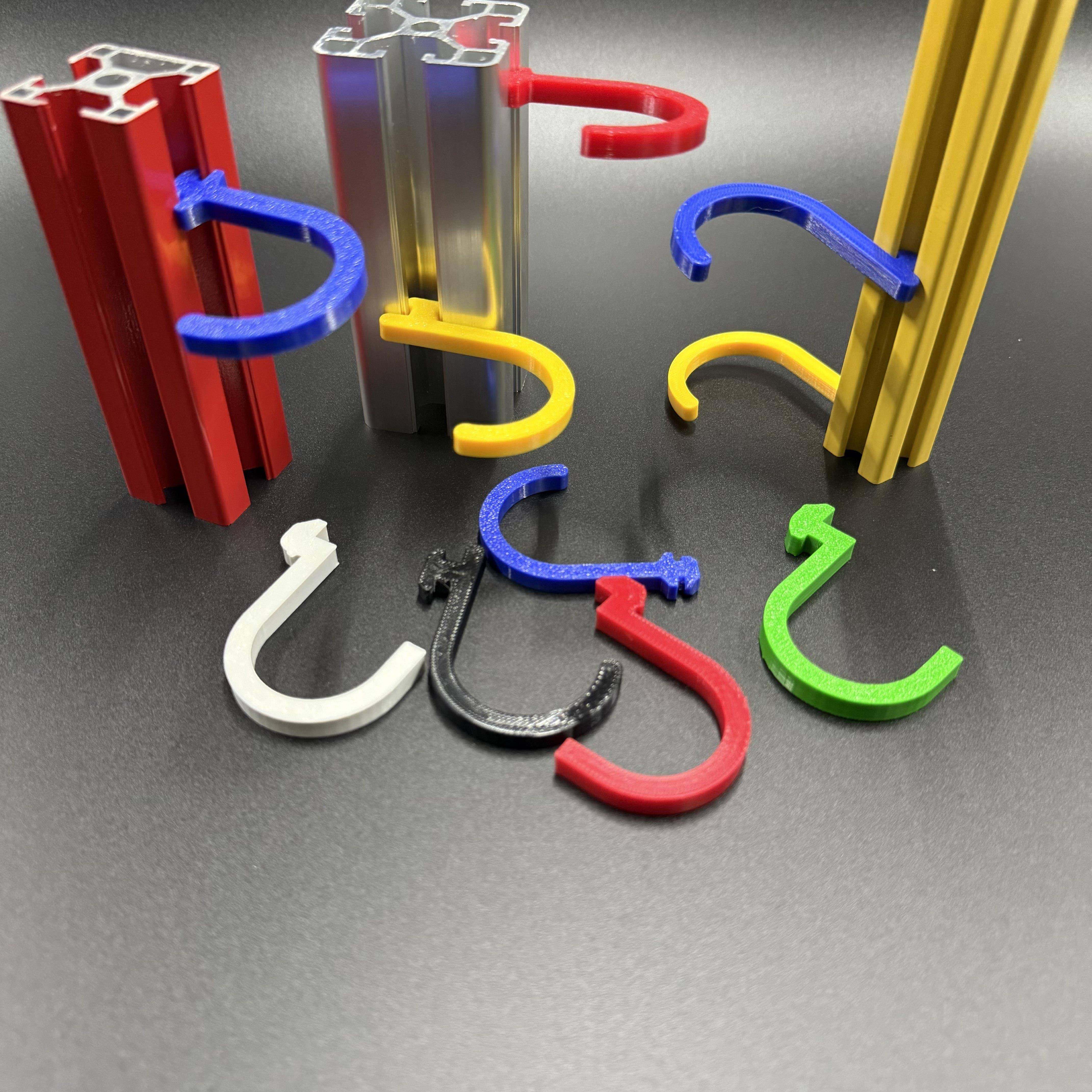 铝型材配件203040欧标型材彩色挂钩快速安装侧挂钩下挂钩,淘宝优惠券,粉丝福利购,淘宝优惠卷