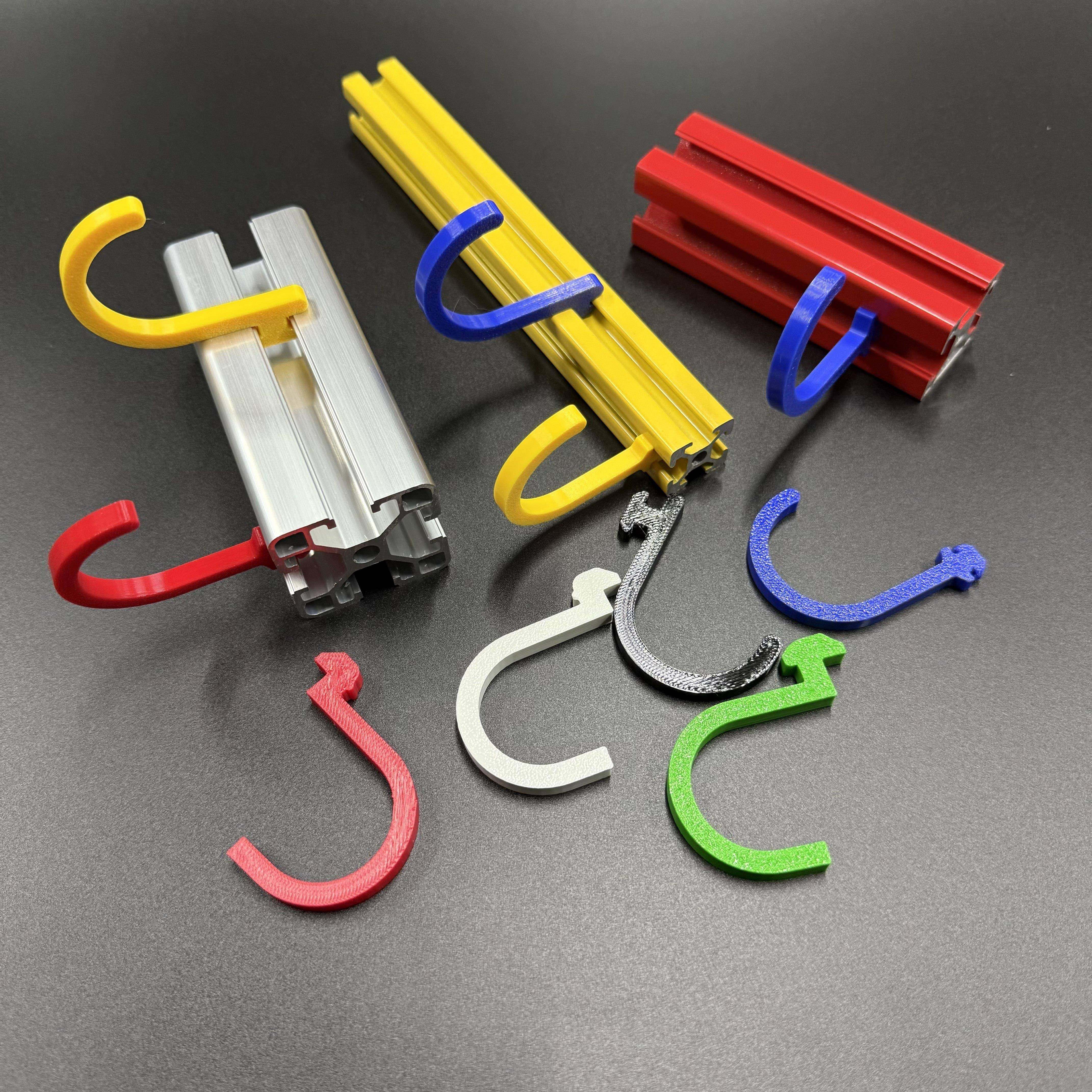 铝型材配件203040欧标型材彩色挂钩快速安装侧挂钩下挂钩,淘宝优惠券,粉丝福利购,淘宝优惠卷