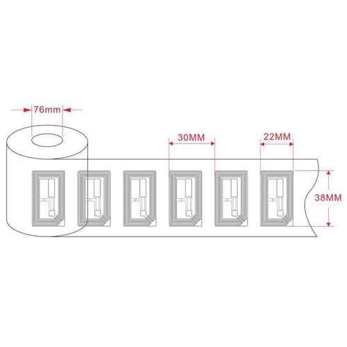 RFID电子标签定制13.56MHZ高频14443A协议射频复旦F08芯片不干胶 - 图2