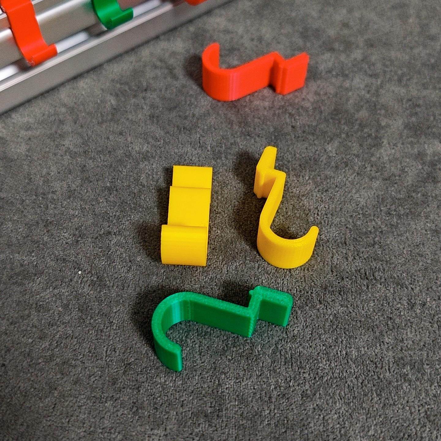 铝型材配件20/30/40型材彩色尼龙挂钩 DIY后置固定挂钩免螺丝安装,淘宝优惠券,粉丝福利购,淘宝优惠卷