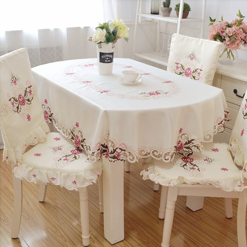 椭圆形桌布欧式茶几布艺圆桌布餐桌布圆形现代简约椅套椅垫套装,淘宝优惠券,粉丝福利购,淘宝优惠卷