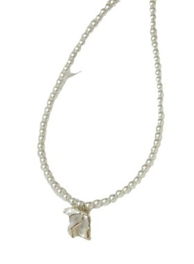 法式鱼尾吊坠珍珠项链女ins轻奢名媛I高级感颈链百搭设计感锁骨链