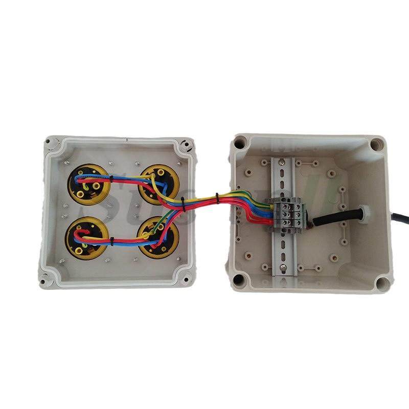 16A分线插排一进4出工业插座排配电箱直通硅箱分线盒接线板,淘宝优惠券,粉丝福利购,淘宝优惠卷