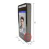 Elevator dynamic face recognition attendance access control 5.5-inch layered non-layered face card swipe NFC password applet