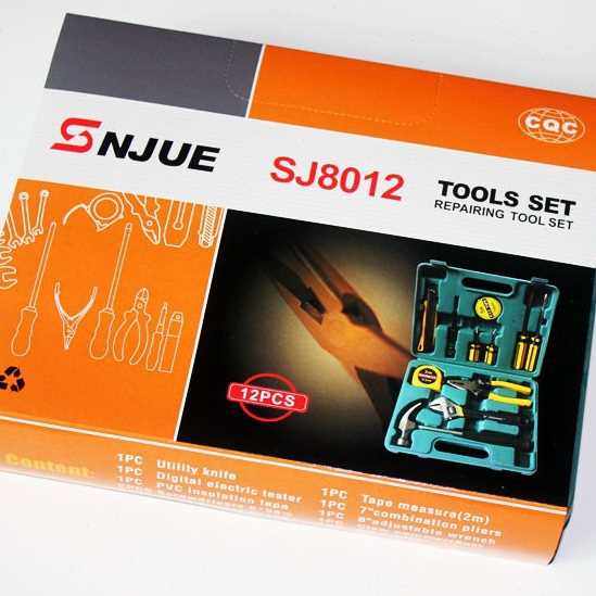 Manual combination of car household hardware tools Tool set Gift tool box set Wrench driver set