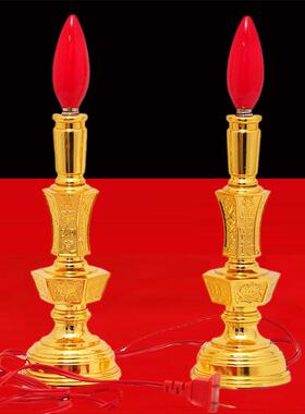 关公财神武财神文财神供奉用品摆件家用香炉红烛果盘供杯佛具套装