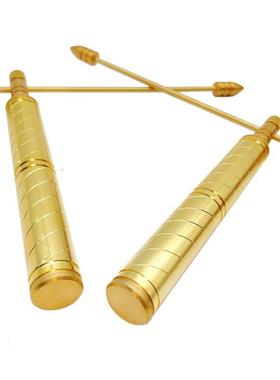 祥龙堂纯铜寻龙尺高精度杨公黄铜摆件饰品