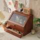 Japanese-style dustproof solid wood retro style desktop storage box bedroom dressing table Chinese-style cosmetic storage cabinet with drawers
