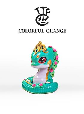 蛇年本命新款潮玩吉祥物桌面家居装饰品汽车摆件生日情侣生肖礼物