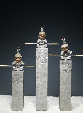 新中式客厅玄关家居装饰齐天大圣办公室领导高档落地大摆件孙悟空