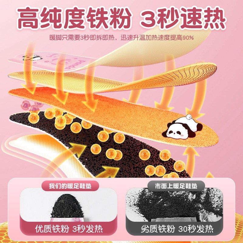 自发热鞋垫女暖足贴宝宝热帖男保暖脚底冬季12小时免充电加热鞋垫,淘宝优惠券,粉丝福利购,淘宝优惠卷