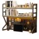 Desktop storage rack storage rack hole board computer desk iron bookshelf student desk simple storage rack
