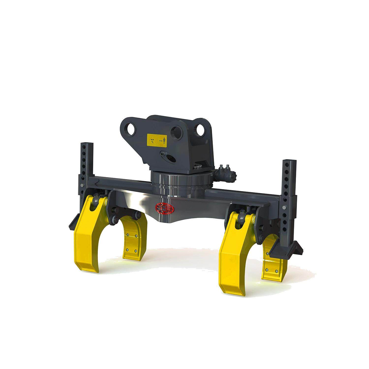 徐沃厂家新款电杆夹具有立杆抱杆回转自锁功能适配10-15t挖机林业,淘宝优惠券,粉丝福利购,淘宝优惠卷