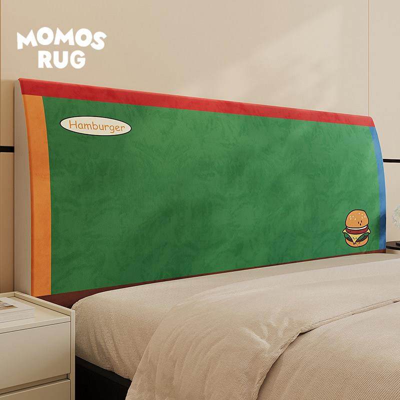 薯条汉堡床头罩家用卧室房间卡通可爱百搭防尘床包床头靠垫套罩,淘宝优惠券,粉丝福利购,淘宝优惠卷